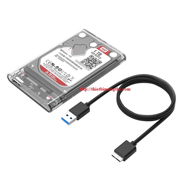 Box ổ cứng 2.5 inch USB 3.0 trong suốt Orico